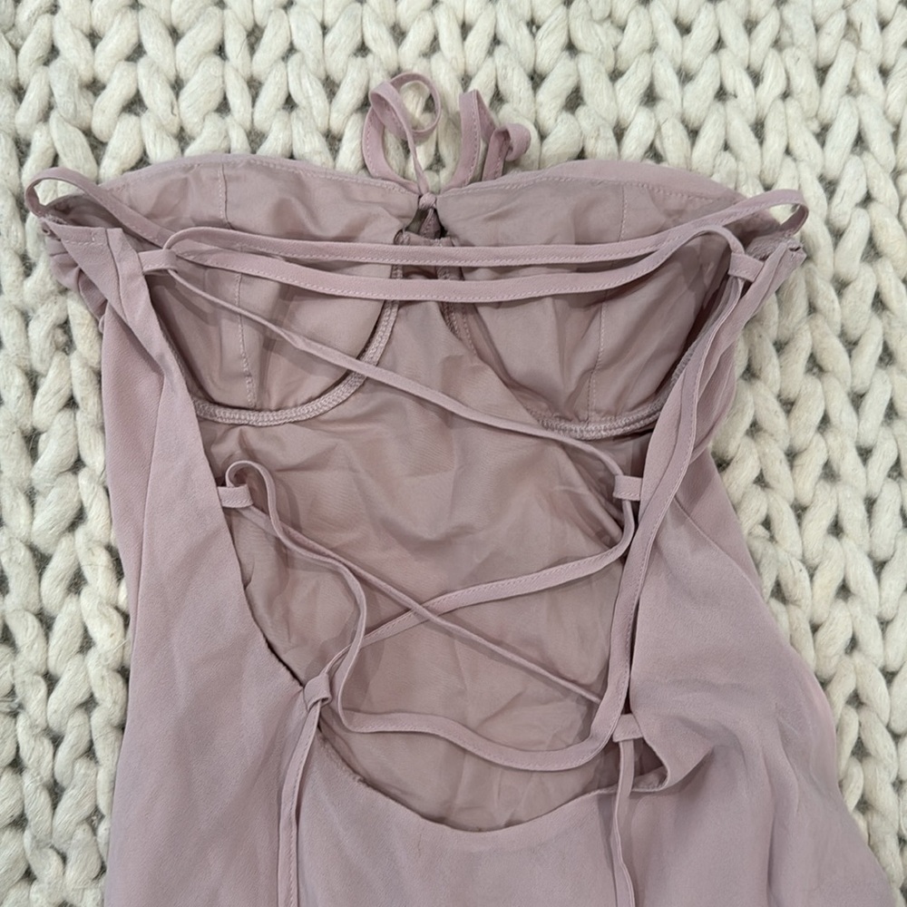 Peppermayo Soft Pink A-Line Dress - Picture 5 of 7